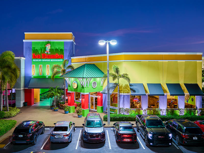 Front of the restaurant