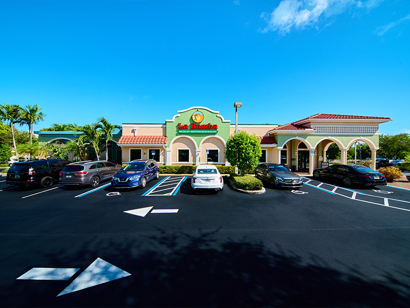 Front of the restaurant