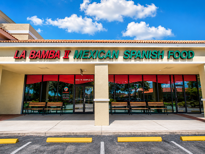 Front of the restaurant